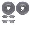 4302-59084 Geospec Brake Rotors with 3000-Series Ceramic Brake Pads Kit, Fits Select Acura/Honda, Position: Front - image 1