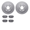 4302-63002 Geospec Brake Rotors with 3000-Series Ceramic Brake Pads Kit, 1987-1993 Mercedes-Benz, Position: Front