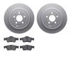 4302-63058 Geospec Brake Rotors with 3000-Series Ceramic Brake Pads Kit, 2006-2012 Mercedes-Benz, Position: Rear - image 1