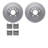 4302-65003 Geospec Brake Rotors with 3000-Series Ceramic Brake Pads Kit, 1997-2008 GM, Position: Rear - image 1