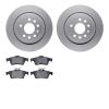4302-65012 Geospec Brake Rotors with 3000-Series Ceramic Brake Pads Kit, 2003-2011 GM, Position: Rear - image 1
