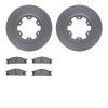 4302-67005 Geospec Brake Rotors with 3000-Series Ceramic Brake Pads Kit, 1985-2002 Infiniti/Nissan, Position: Front - image 1
