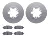 4302-67026 Geospec Brake Rotors with 3000-Series Ceramic Brake Pads Kit, 2000-2004 Infiniti/Nissan, Position: Front - image 1