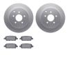 4302-67038 Geospec Brake Rotors with 3000-Series Ceramic Brake Pads Kit, Fits Select Infiniti/Nissan, Position: Rear - image 1