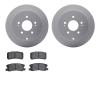 4302-72019 Geospec Brake Rotors with 3000-Series Ceramic Brake Pads Kit, 2004-2011 Mitsubishi, Position: Rear - image 1