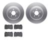 4302-72027 Geospec Brake Rotors with 3000-Series Ceramic Brake Pads Kit, 2008-2015 Mitsubishi, Position: Front - image 1