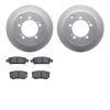 4302-72028 Geospec Brake Rotors with 3000-Series Ceramic Brake Pads Kit, 2004-2007 Mitsubishi, Position: Rear - image 1
