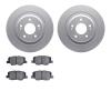 4302-72031 Geospec Brake Rotors with 3000-Series Ceramic Brake Pads Kit, Fits Select Mitsubishi, Position: Rear - image 1