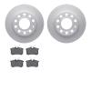 4302-73013 Geospec Brake Rotors with 3000-Series Ceramic Brake Pads Kit, 2002-2006 Audi/Volkswagen, Position: Rear