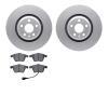 4302-73032 Geospec Brake Rotors with 3000-Series Ceramic Brake Pads Kit, 2012-2015 Audi/Volkswagen, Position: Front - image 1