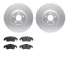 4302-73034 Geospec Brake Rotors with 3000-Series Ceramic Brake Pads Kit, 2008-2011 Audi/Volkswagen, Position: Front