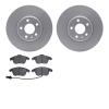 4302-73041 Geospec Brake Rotors with 3000-Series Ceramic Brake Pads Kit, 2009-2016 Audi/Volkswagen, Position: Front - image 1