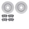 4302-73043 Geospec Brake Rotors with 3000-Series Ceramic Brake Pads Kit, 2011-2018 Audi/Volkswagen, Position: Rear
