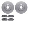 4302-73054 Geospec Brake Rotors with 3000-Series Ceramic Brake Pads Kit, Fits Select Audi/Volkswagen, Position: Front - image 1
