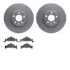 4302-73056 Geospec Brake Rotors with 3000-Series Ceramic Brake Pads Kit, 2017-2019 Audi/Volkswagen, Position: Front - image 1