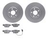4302-73057 Geospec Brake Rotors with 3000-Series Ceramic Brake Pads Kit, Fits Select Audi/Volkswagen, Position: Front - image 1