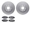 4302-74014 Geospec Brake Rotors with 3000-Series Ceramic Brake Pads Kit, Fits Select Audi/Volkswagen, Position: Front - image 1