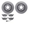 4302-74023 Geospec Brake Rotors with 3000-Series Ceramic Brake Pads Kit, 1998-2015 Audi/Volkswagen, Position: Front - image 1