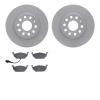 4302-74027 Geospec Brake Rotors with 3000-Series Ceramic Brake Pads Kit, 2005-2010 Audi/Volkswagen, Position: Front - image 1