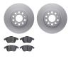 4302-74035 Geospec Brake Rotors with 3000-Series Ceramic Brake Pads Kit, 2011-2019 Audi/Volkswagen, Position: Front - image 1