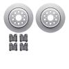 4302-75021 Geospec Brake Rotors with 3000-Series Ceramic Brake Pads Kit, 2007-2017 Lexus/Toyota/Scion, Position: Rear - image 1