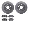 4302-76035 Geospec Brake Rotors with 3000-Series Ceramic Brake Pads Kit, 2000-2003 Lexus/Toyota/Scion, Position: Rear - image 1