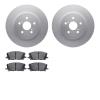 4302-76061 Geospec Brake Rotors with 3000-Series Ceramic Brake Pads Kit, 2004-2009 Lexus/Toyota/Scion, Position: Front - image 1