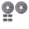 4302-76062 Geospec Brake Rotors with 3000-Series Ceramic Brake Pads Kit, 2004-2005 Lexus/Toyota/Scion, Position: Rear - image 1
