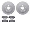 4302-76066 Geospec Brake Rotors with 3000-Series Ceramic Brake Pads Kit, Fits Select Lexus/Toyota/Scion, Position: Front - image 1