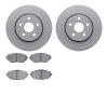 4302-76093 Geospec Brake Rotors with 3000-Series Ceramic Brake Pads Kit, Fits Select Lexus/Toyota/Scion, Position: Front - image 1