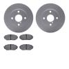 4302-80003 Geospec Brake Rotors with 3000-Series Ceramic Brake Pads Kit, 1990-1993 Ford/Lincoln/Mercury/Mazda, Position: Front - image 1