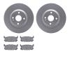 4302-80009 Geospec Brake Rotors with 3000-Series Ceramic Brake Pads Kit, 2001-2005 Ford/Lincoln/Mercury/Mazda, Position: Rear - image 1