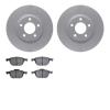 4302-80017 Geospec Brake Rotors with 3000-Series Ceramic Brake Pads Kit, 2004-2015 Ford/Lincoln/Mercury/Mazda, Position: Front - image 1