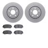 4302-80033 Geospec Brake Rotors with 3000-Series Ceramic Brake Pads Kit, Fits Select Ford/Lincoln/Mercury/Mazda, Position: Front - image 1