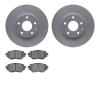 4302-80042 Geospec Brake Rotors with 3000-Series Ceramic Brake Pads Kit, 2017-2018 Ford/Lincoln/Mercury/Mazda, Position: Front - image 1