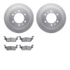 4302-93002 Geospec Brake Rotors with 3000-Series Ceramic Brake Pads Kit, 2006-2010 GM, Position: Rear - image 1