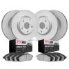 4304-16001 Geospec Brake Rotors with 3000-Series Ceramic Brake Pads Kit, 2017-2021 Alfa Romeo, Position: Front and Rear