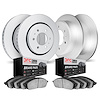 4304-21006 Geospec Brake Rotors with 3000-Series Ceramic Brake Pads Kit, 2007-2014 Kia/Hyundai/Genesis, Position: Front and Rear - image 1