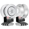 4304-21011 Geospec Brake Rotors with 3000-Series Ceramic Brake Pads Kit, 2009-2010 Kia/Hyundai/Genesis, Position: Front and Rear - image 1