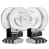4304-31003 Geospec Brake Rotors with 3000-Series Ceramic Brake Pads Kit, 1984-1991 BMW, Position: Front and Rear - image 1