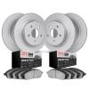 4304-31012 Geospec Brake Rotors with 3000-Series Ceramic Brake Pads Kit, 1995-1998 BMW, Position: Front and Rear - image 1