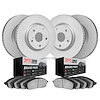 4304-31076 Geospec Brake Rotors with 3000-Series Ceramic Brake Pads Kit, Fits Select BMW, Position: Front and Rear - image 1