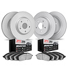 4304-65007 Geospec Brake Rotors with 3000-Series Ceramic Brake Pads Kit, 2003-2011 GM, Position: Front and Rear - image 1