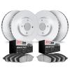 4304-76017 Geospec Brake Rotors with 3000-Series Ceramic Brake Pads Kit, 2000-2005 Lexus/Toyota/Scion, Position: Front and Rear - image 1