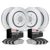 4304-76036 Geospec Brake Rotors with 3000-Series Ceramic Brake Pads Kit, 2003-2009 Lexus/Toyota/Scion, Position: Front and Rear - image 1