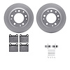 4312-02002 Geospec Brake Rotors with 3000-Series Ceramic Brake Pads & Hardware, 1969-1983 Porsche, Position: Rear - image 1