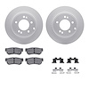 4312-03006 Geospec Brake Rotors with 3000-Series Ceramic Brake Pads & Hardware, 2005-2008 Kia/Hyundai/Genesis, Position: Rear - image 1