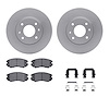 4312-03012 Geospec Brake Rotors with 3000-Series Ceramic Brake Pads & Hardware, 2003-2013 Kia/Hyundai/Genesis, Position: Front - image 1