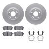 4312-03029 Geospec Brake Rotors with 3000-Series Ceramic Brake Pads & Hardware, 2015-2015 Kia/Hyundai/Genesis, Position: Front - image 1