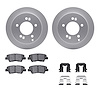 4312-03035 Geospec Brake Rotors with 3000-Series Ceramic Brake Pads & Hardware, 2008-2010 Kia/Hyundai/Genesis, Position: Rear - image 1